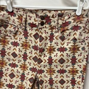 We The Free Multicolor Patterned Ankle Jeans women’s size 28
